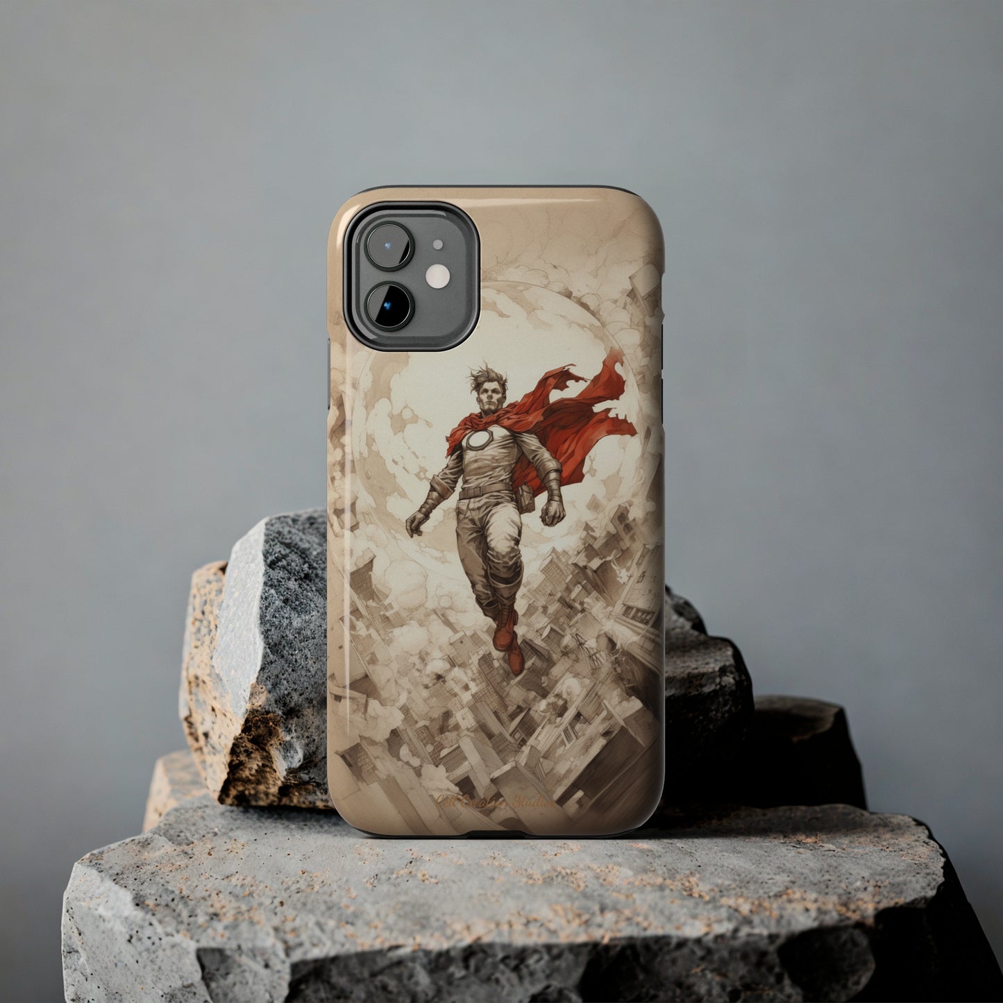 Introducing the "Heroic Guardian" Cell Phone Case – Unleash Your Inner Superhero with Captivating Design -Tough Phone Cases