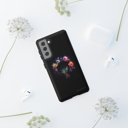 Introducing the "Floral Harmony Hummingbird" Cell Phone Case – Where Elegance Meets Nature -Tough Cases