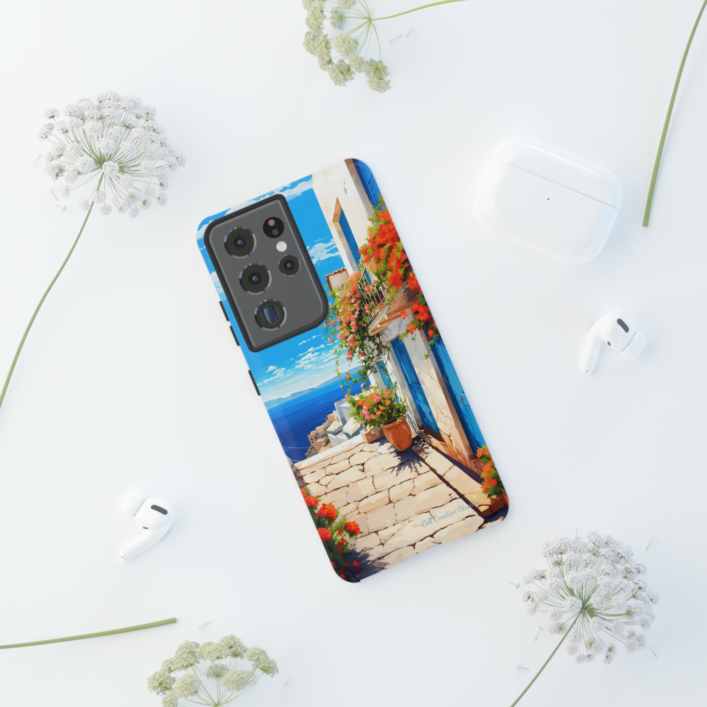 "Mediterranean Bliss Horizon" -Tough Samsung Phone Cases