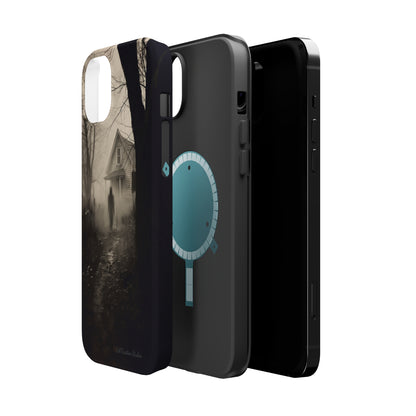 Introducing the "Ethereal Encounter" Cell Phone Case – Unveil the Mystery of the Ghostly Presence -MagSafe Tough Cases