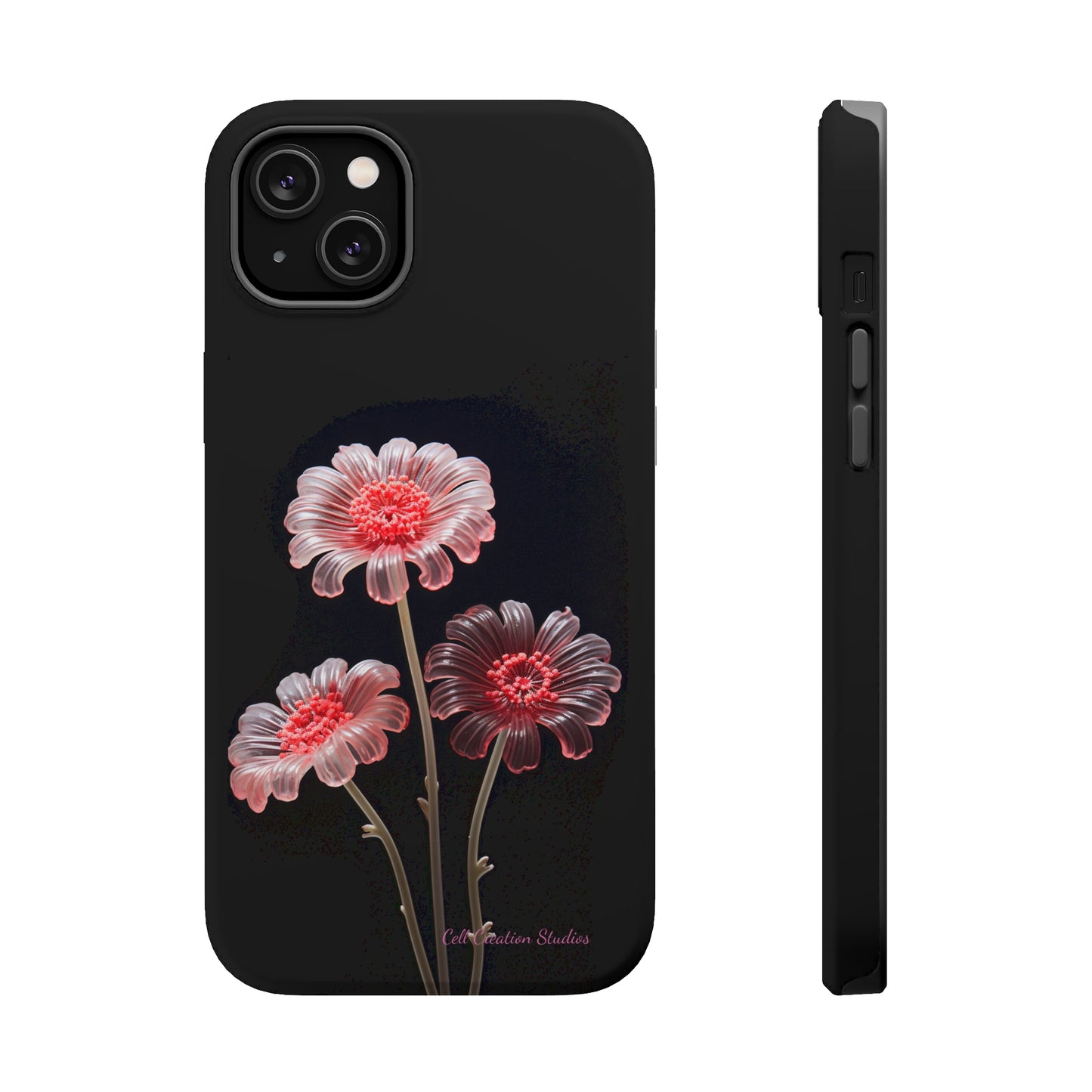 The "Desert Rose Glass Blossom" Phone Case -MagSafe Tough Cases