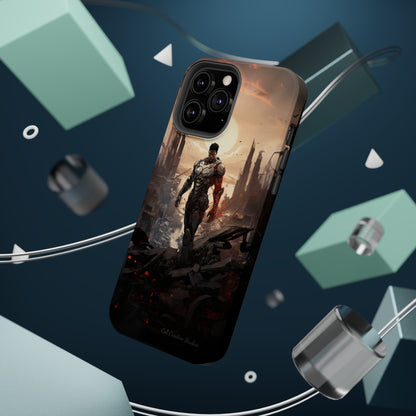 Introducing the "Cyber Guardian" Cell Phone Case – Embrace Futuristic Heroism -MagSafe Tough Cases