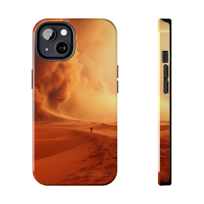 Introducing the "Desert Wanderer" Cell Phone Case – Embark on a Journey through Sand and Storm -Tough Phone Cases