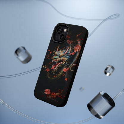 Introducing the "Mystical Japanese Dragon" Cell Phone Case – Unleash the Dragon's Power -MagSafe Tough Cases