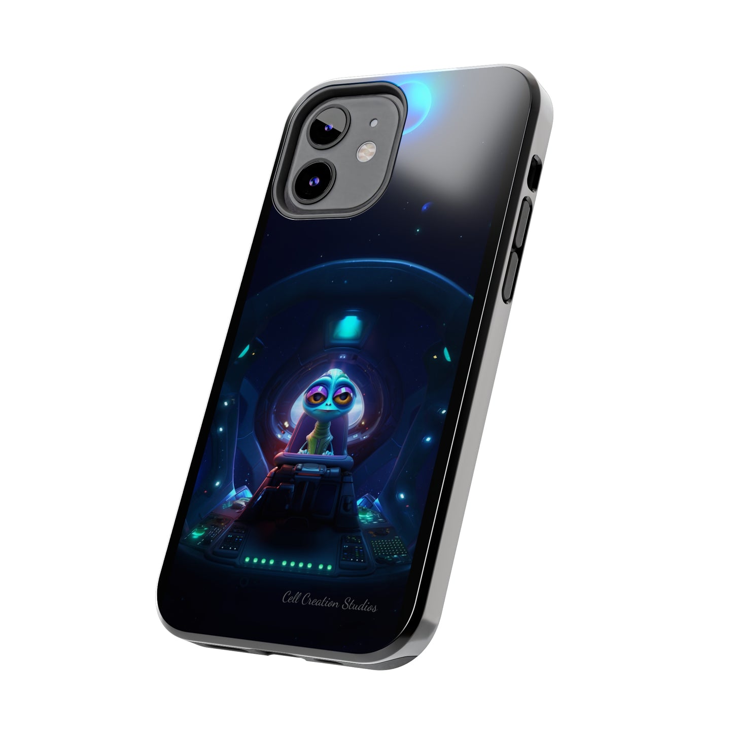 The "Cosmic Cruising Bored Alien" Phone Case-Tough Phone Cases