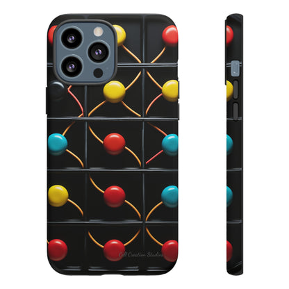 "Vibrant Spheres Fusion" -Tough Phone Cases