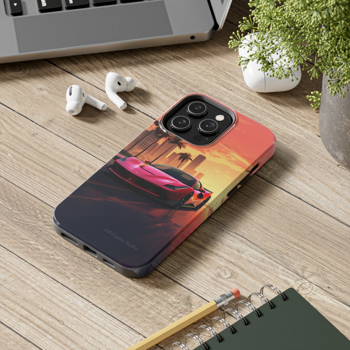 "Sunset Boulevard Ferrari Edition" -Tough iPhone Cases