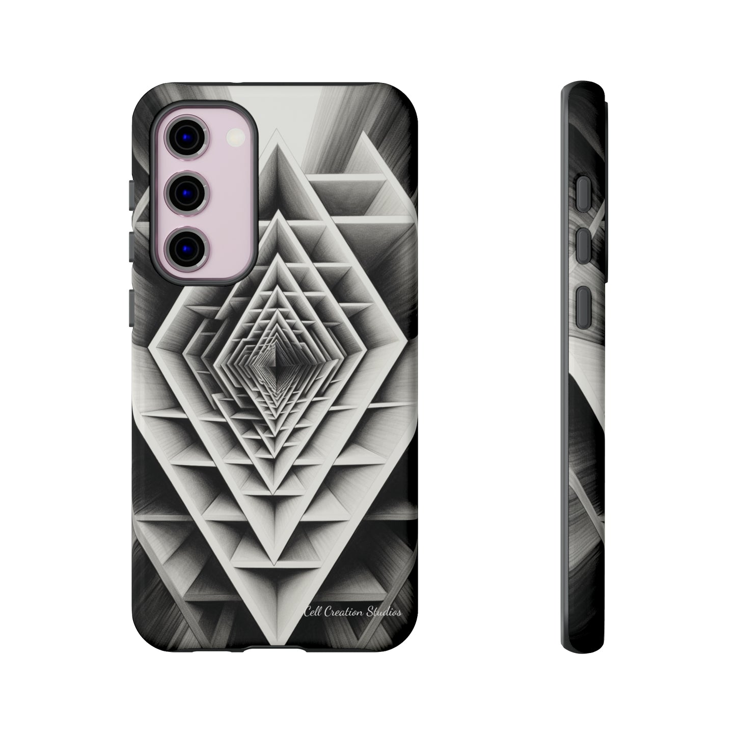 The "Geometric Triangle" Cell Phone Case -Tough Cases