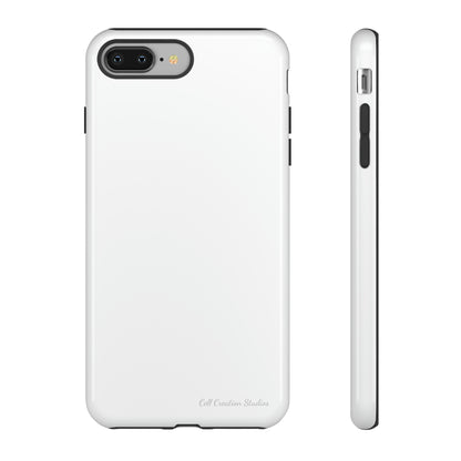 "Pure Elegance White" -Tough iPhone Cases