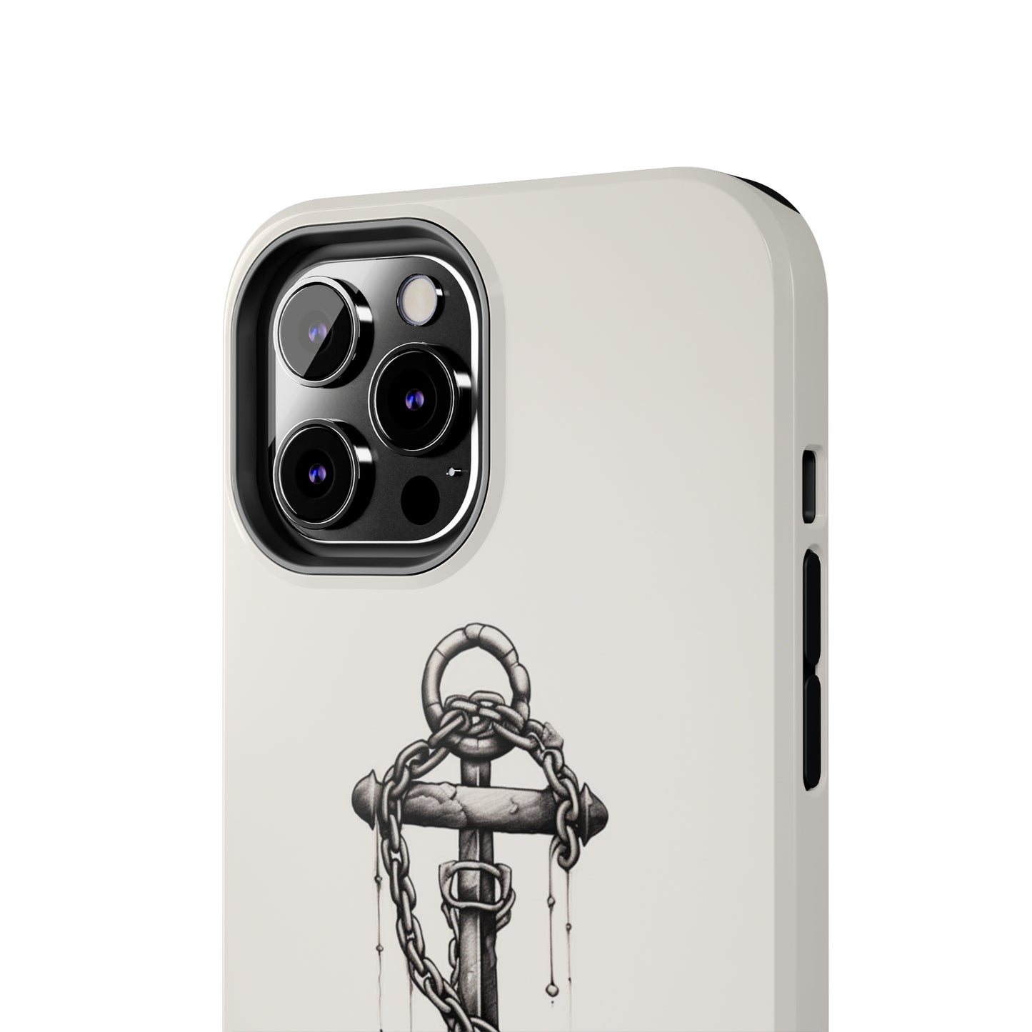 "Nautical Elegance Anchor" -Tough iPhone Cases