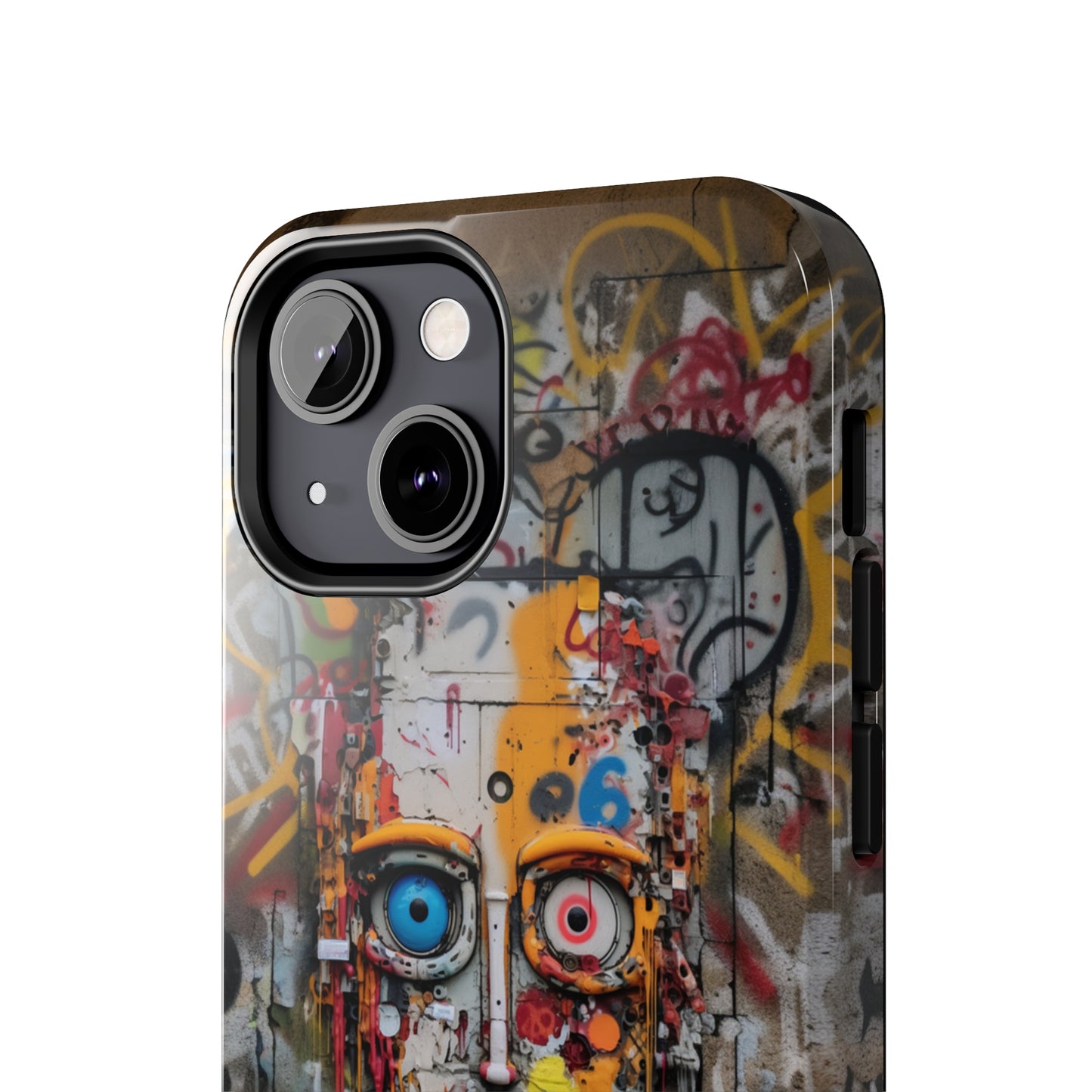 "Urban Graffiti Face" -Tough Phone Cases