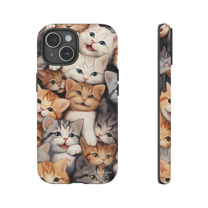 "Kitten Cuddle Haven" Phone Case -Tough Cases