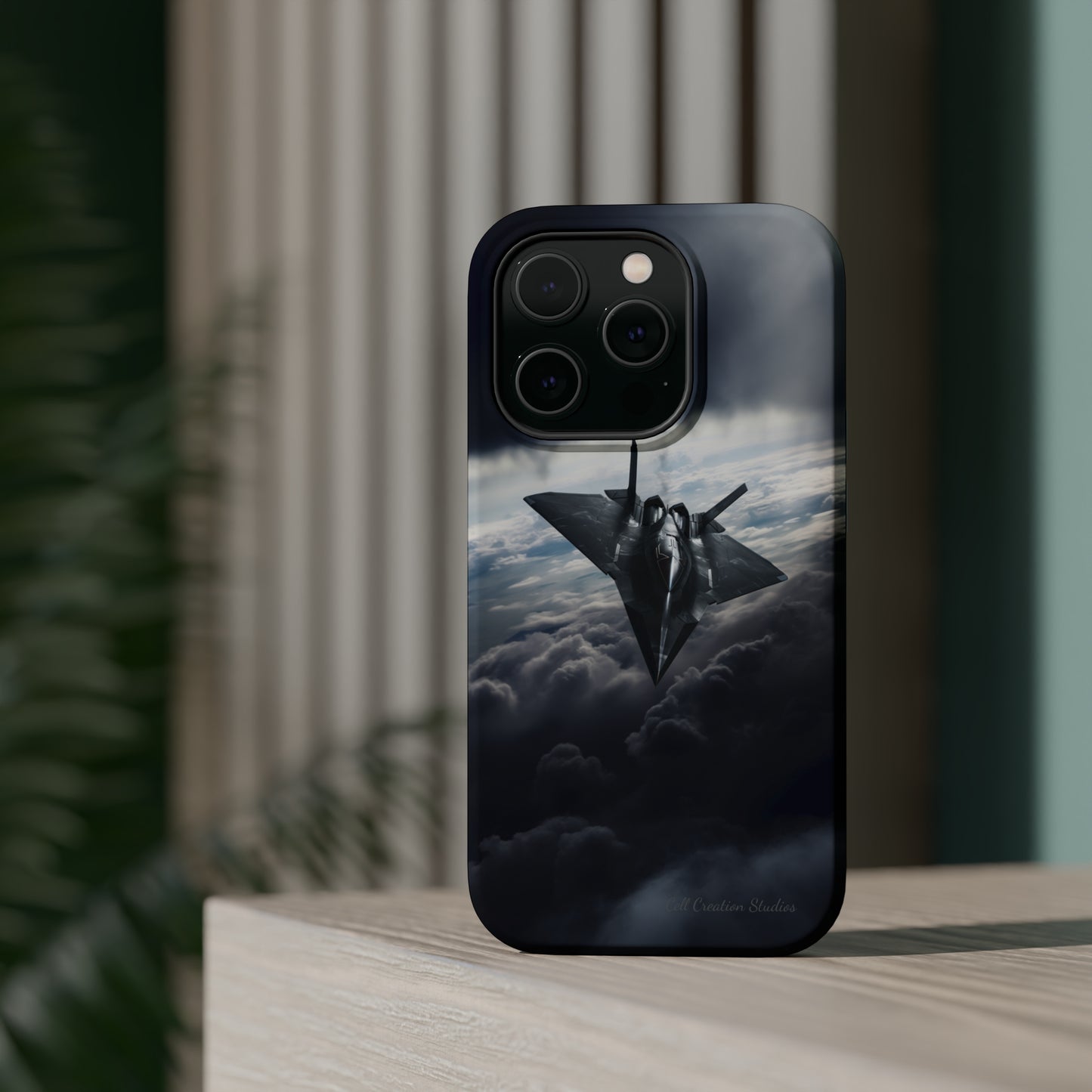 "Stealth Fighter Sky Guardian" Phone Case -MagSafe Tough Cases