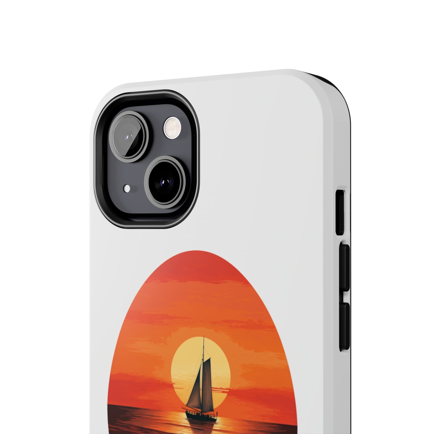 "Sailboat Sunset Serenity" -Tough iPhone Cases