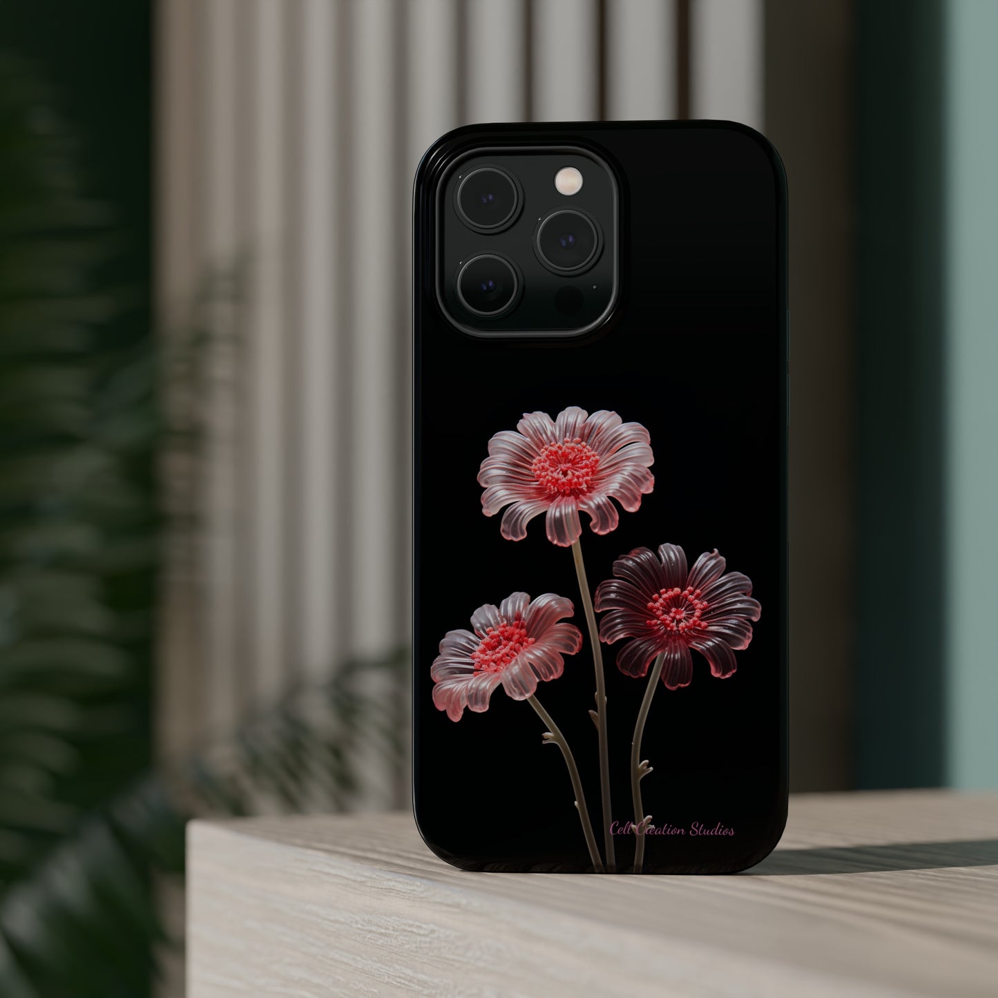 The "Desert Rose Glass Blossom" Phone Case -MagSafe Tough Cases