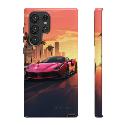 "Sunset Boulevard Ferrari Edition" -Tough Samsung Phone Cases