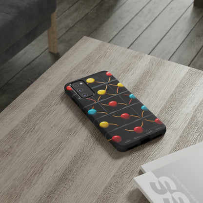 "Vibrant Spheres Fusion" -Tough Phone Cases