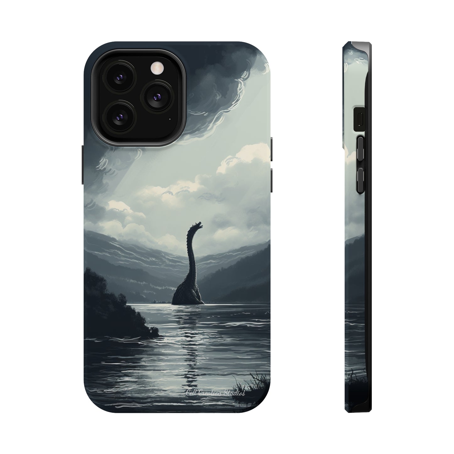 Introducing the "Mystical Loch Ness" Cell Phone Case – Capture the Legend -MagSafe Tough Cases