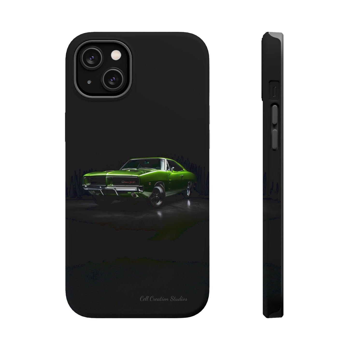 "Retro Thunder" 1969 Dodge Charger Phone Case -MagSafe Tough Cases