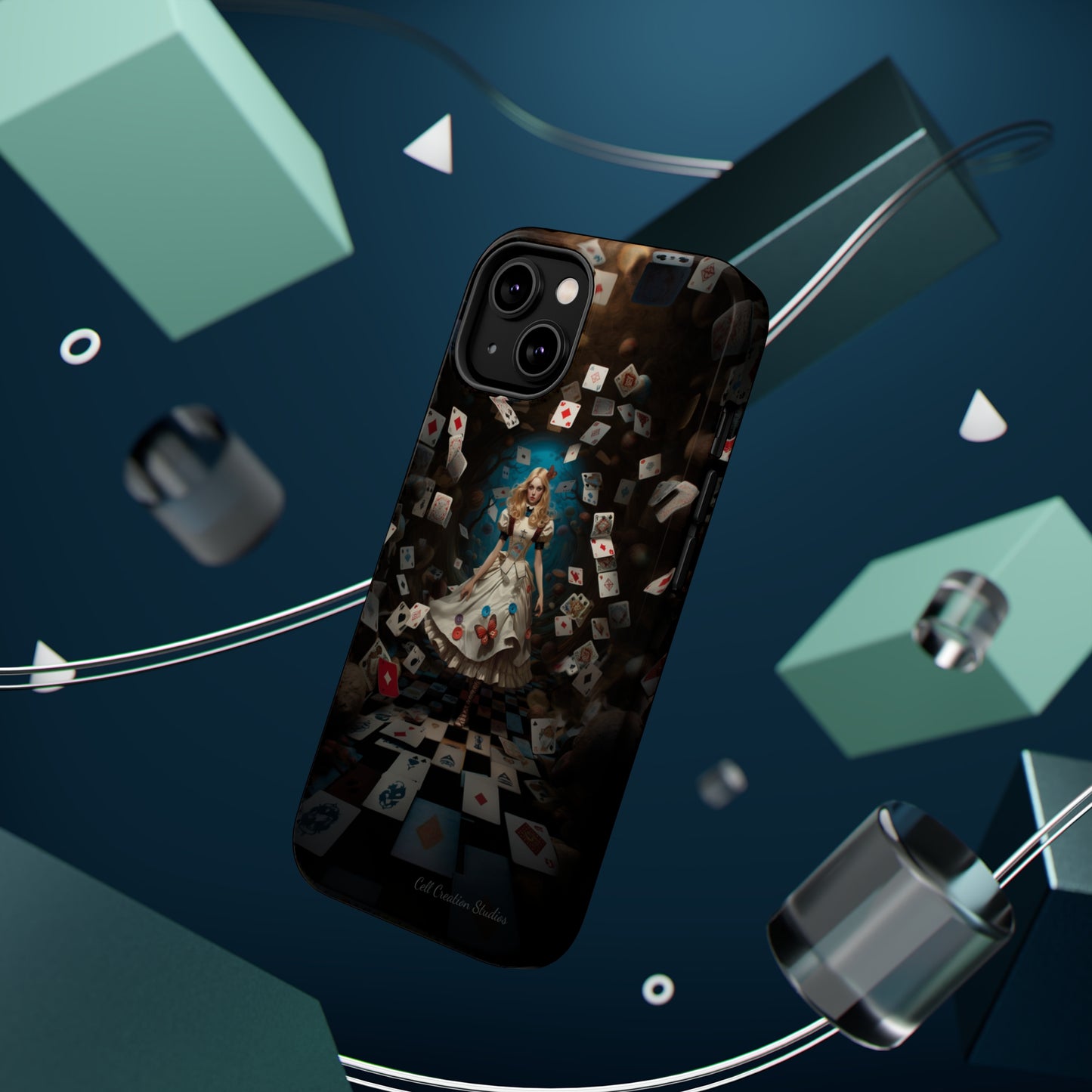 Introducing the "Alice in Wonderland" Cell Phone Case – A Journey Through Imagination -MagSafe Tough Cases