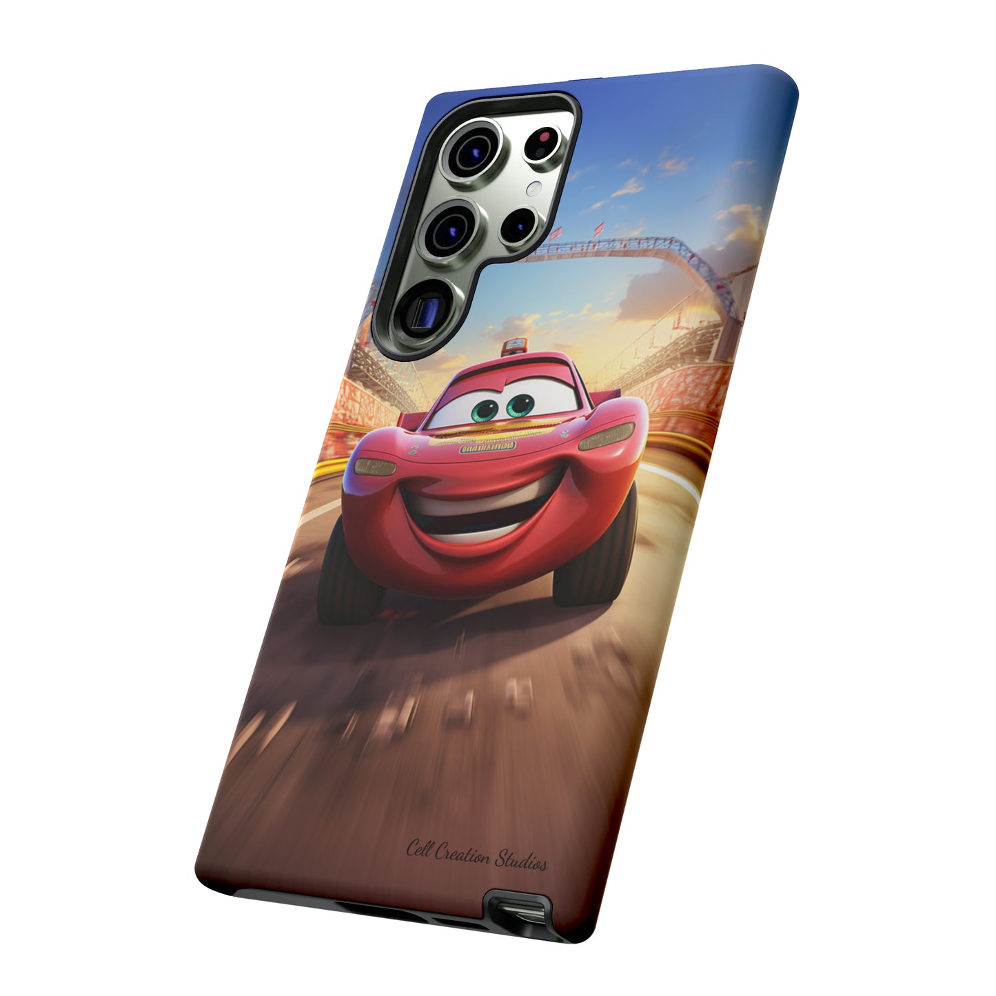 The "Smiling Red Racer" Phone Case -Tough Cases