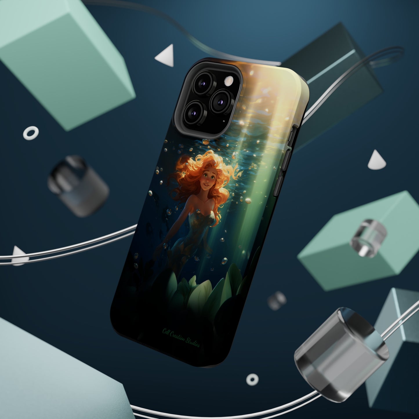 Dive into Enchantment with Our "Ariel Little Mermaid" Phone Case -MagSafe Tough Cases