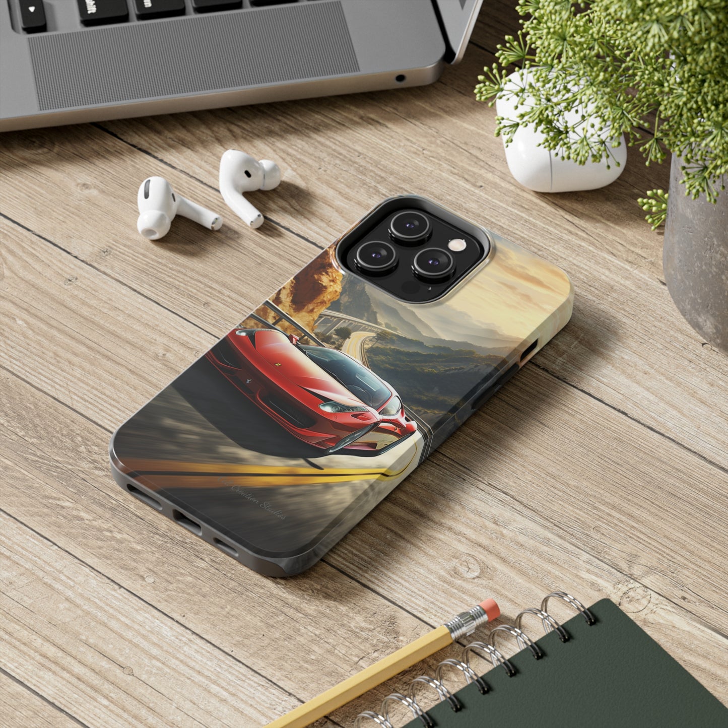 "Mountain Majesty Ferrari Edition" -Tough iPhone Cases