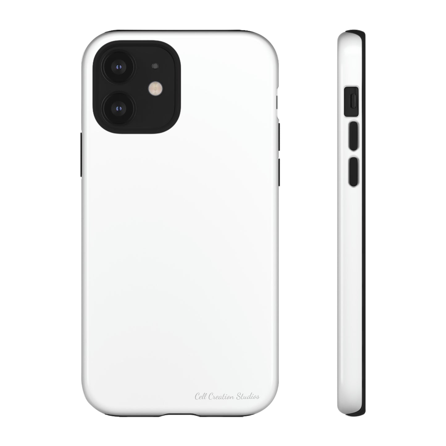 "Pure Elegance White" -Tough iPhone Cases