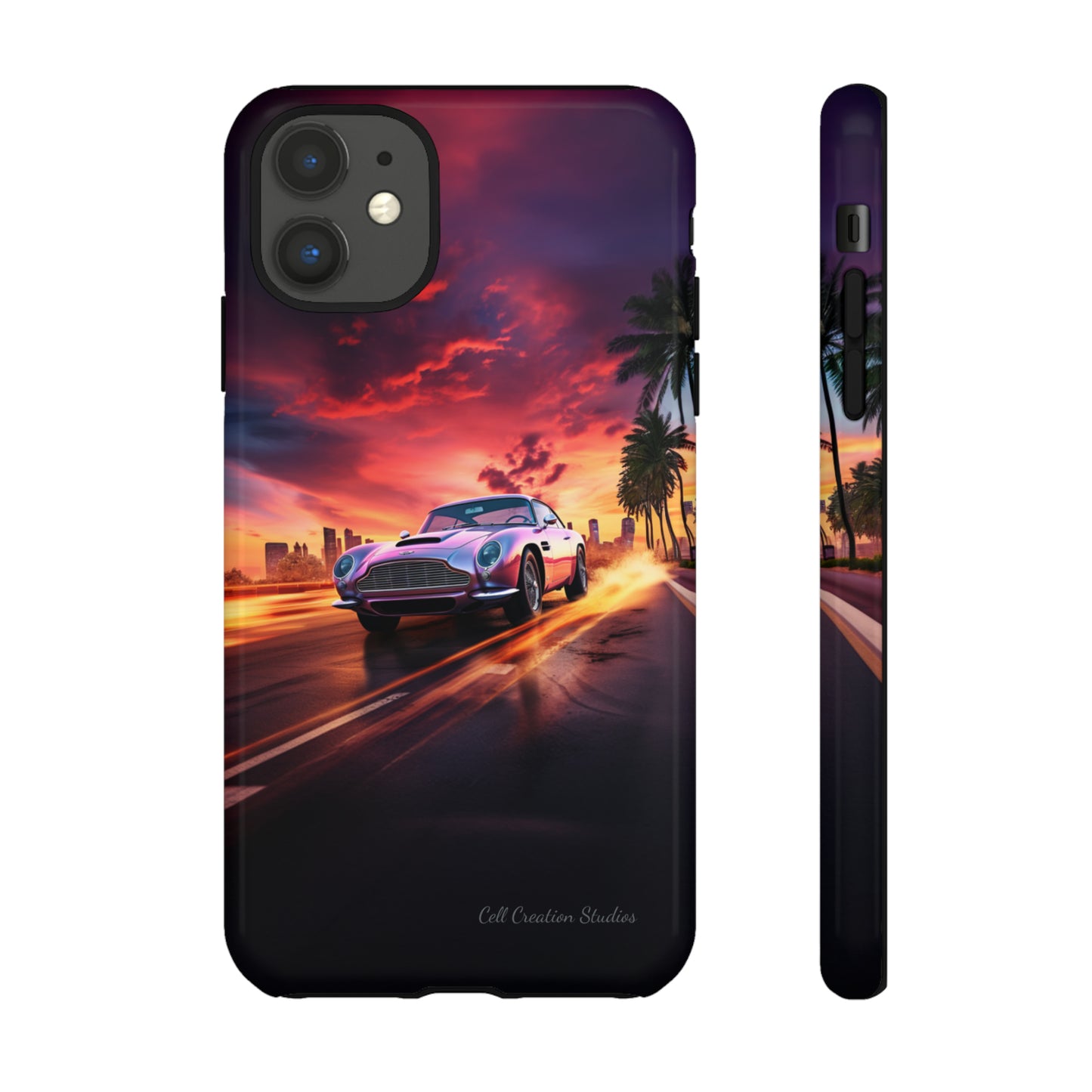 "Silver Aston Martin Racing" -Tough iPhone Cases