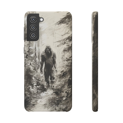 "Bigfoot in the Wilderness" Cell Phone Case – Encounter Bigfoot's Mystery -Snap Cases