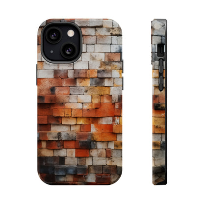 Introducing our "Urban Brickwork" Cell Phone Case – the perfect fusion of style and protection for your device -MagSafe Tough Cases