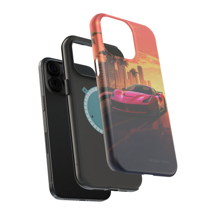 "Sunset Boulevard Ferrari Edition" -MagSafe Tough iPhone Cases