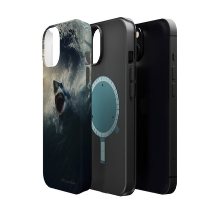 The "Ocean King Great White Shark" Phone Case -MagSafe Tough Cases