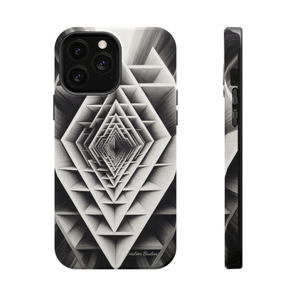 The "Geometric Triangle" Cell Phone Case -MagSafe Tough Cases