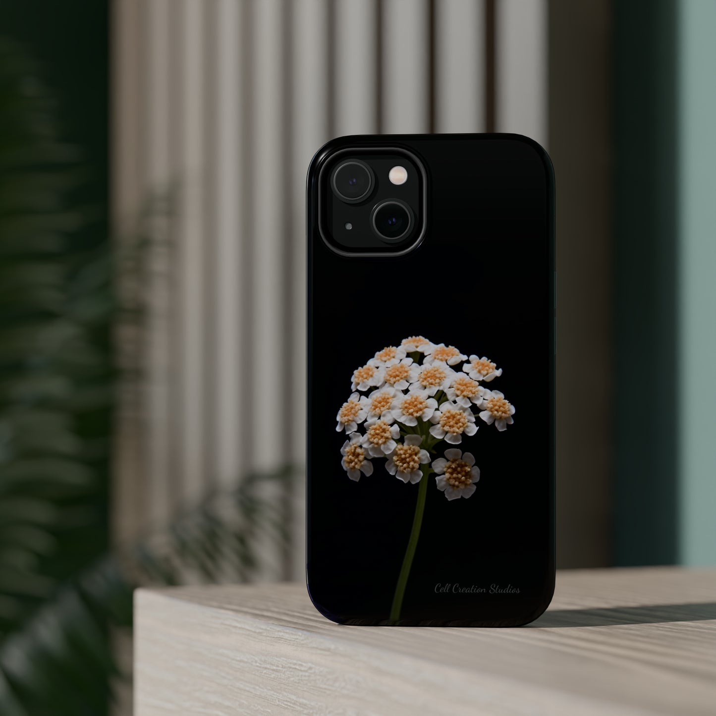 "Elegant Yarrow Bloom" Phone Case -MagSafe Tough Cases