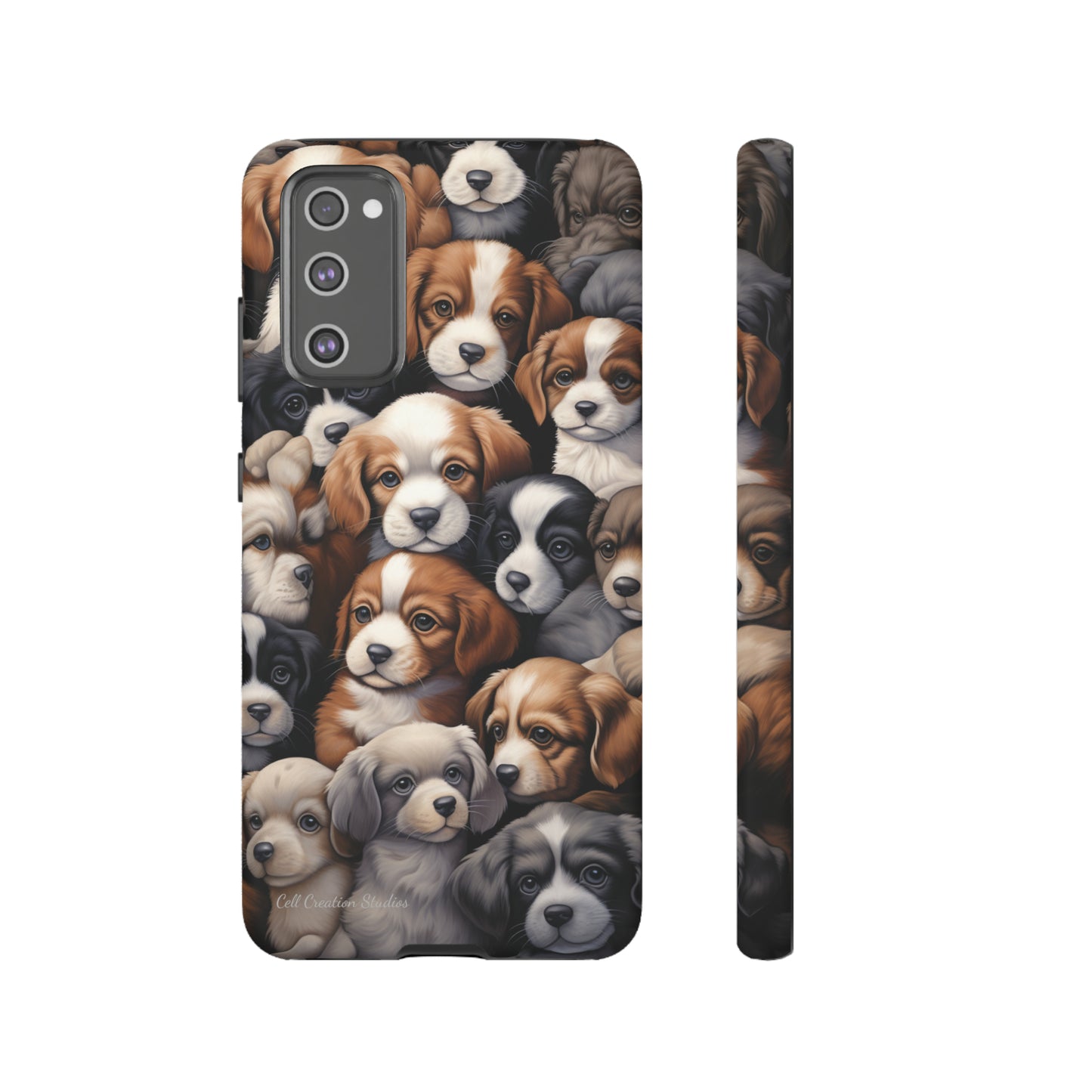 "Puppy Pile" Cuddles Phone Case -Tough Cases