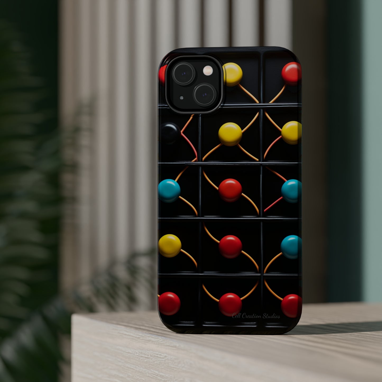 "Vibrant Spheres Fusion" -MagSafe Tough Phone Cases