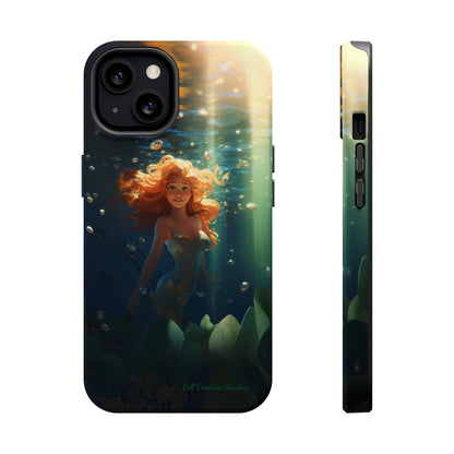 Dive into Enchantment with Our "Ariel Little Mermaid" Phone Case -MagSafe Tough Cases