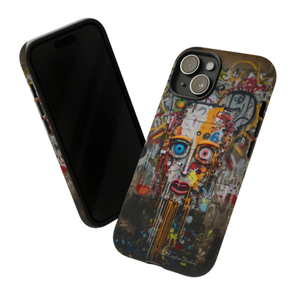 "Urban Graffiti Face" -Tough Phone Cases