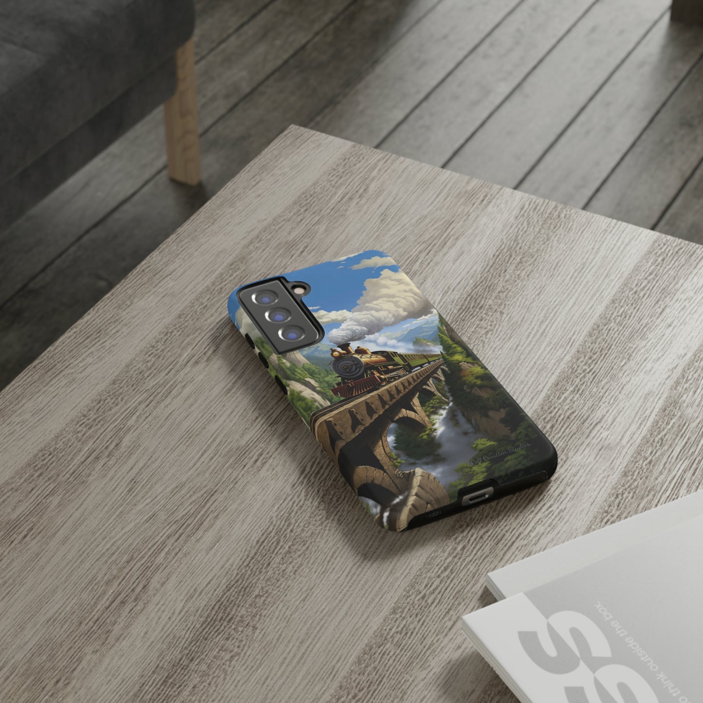 The "Scenic Mountain Train" Phone Case -Tough Cases