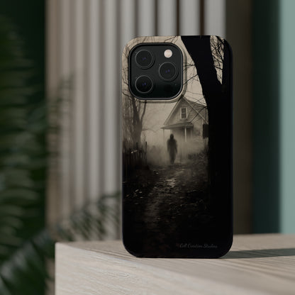 Introducing the "Ethereal Encounter" Cell Phone Case – Unveil the Mystery of the Ghostly Presence -MagSafe Tough Cases