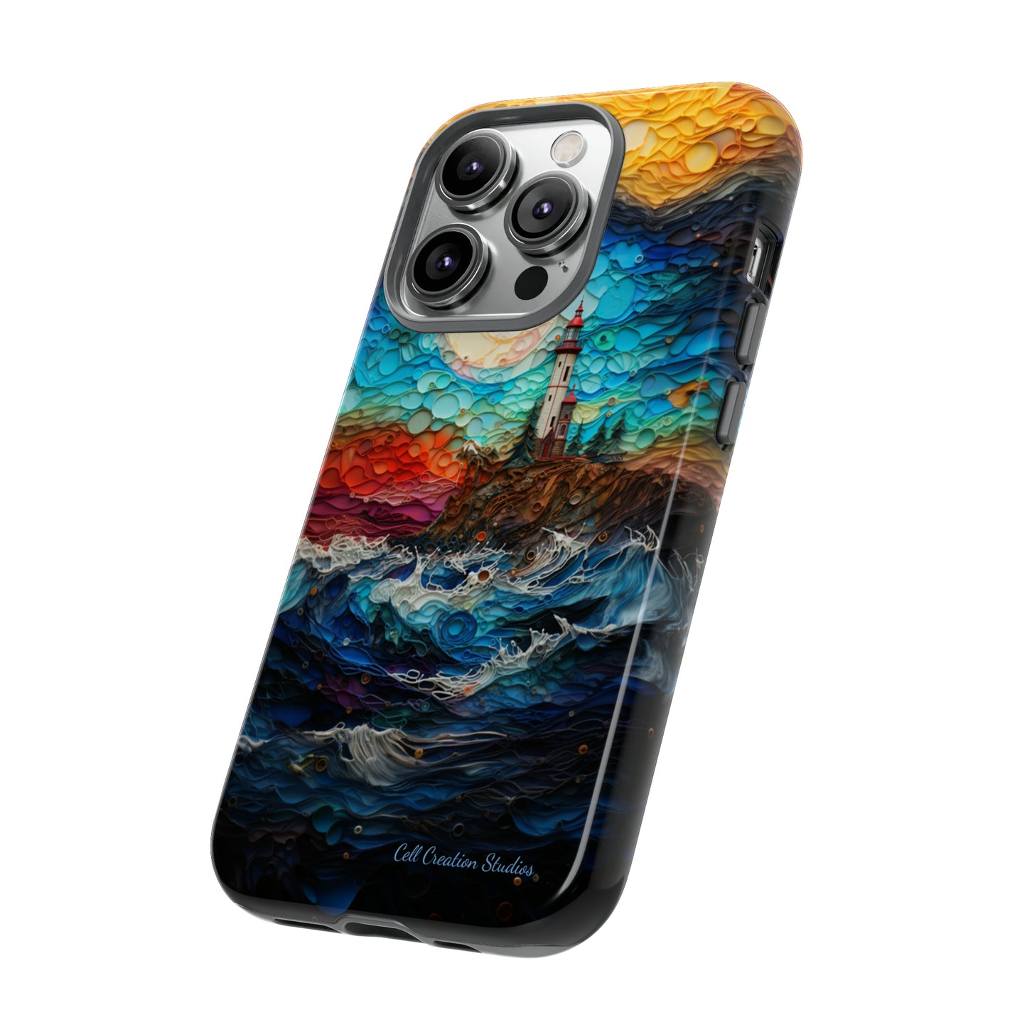 "Coastal Canvas Guardian" -Tough iPhone Cases