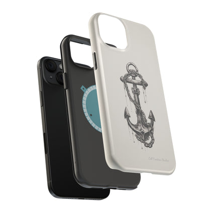 "Nautical Elegance Anchor" -MagSafe Tough iPhone Cases