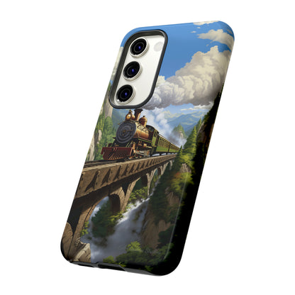 The "Scenic Mountain Train" Phone Case -Tough Cases