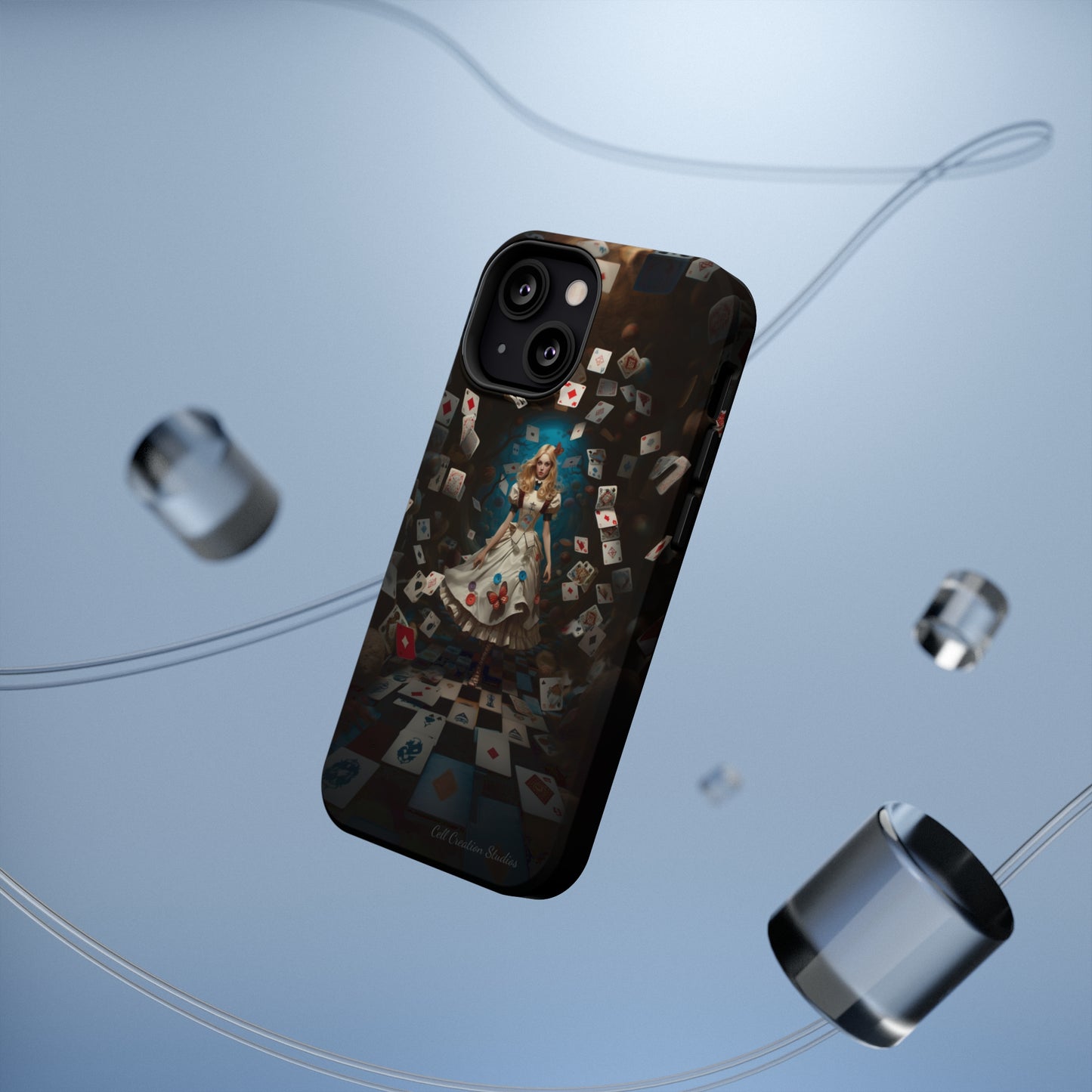 Introducing the "Alice in Wonderland" Cell Phone Case – A Journey Through Imagination -MagSafe Tough Cases