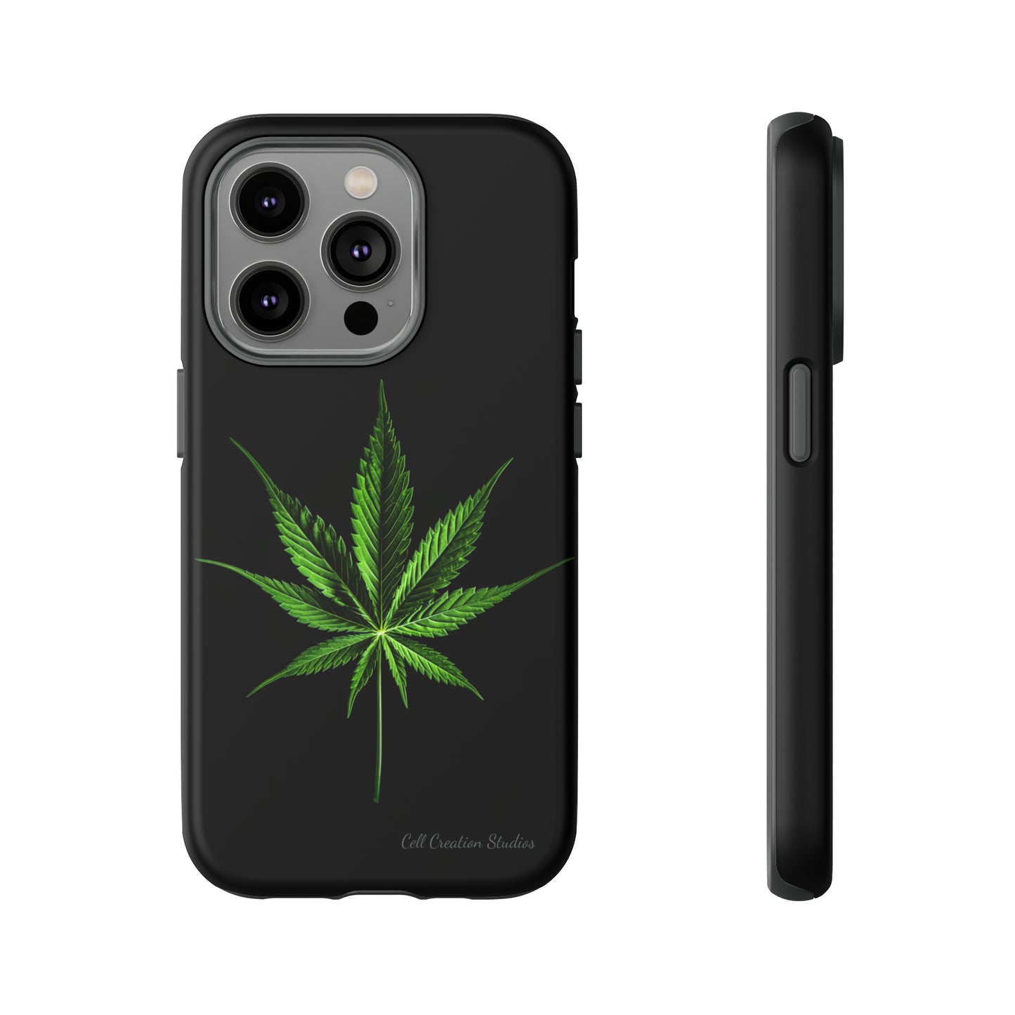 "Cannabis Chic" Marijuana Leaf Phone Case -Tough Cases