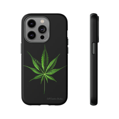 "Cannabis Chic" Marijuana Leaf Phone Case -Tough Cases