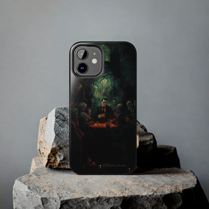 Introducing the "Ghoulish Gala" Cell Phone Case – Dracula's Halloween Soiree -Tough Phone Cases