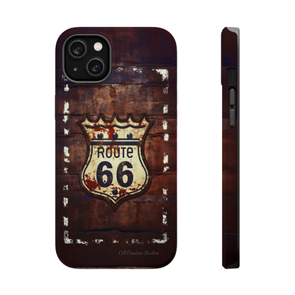 "Retro Route 66" Phone Case -MagSafe Tough Cases