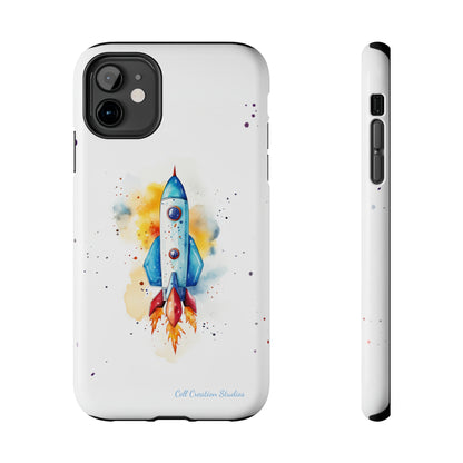 Introducing our "Cosmic Rocket" Cell Phone Case – Where Style Meets Adventure -Tough Phone Cases